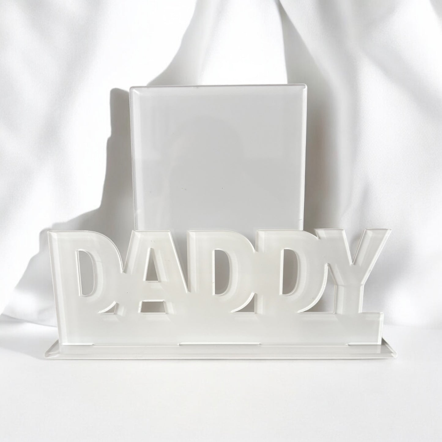 Free Standing Daddy plaque with Photo stand
