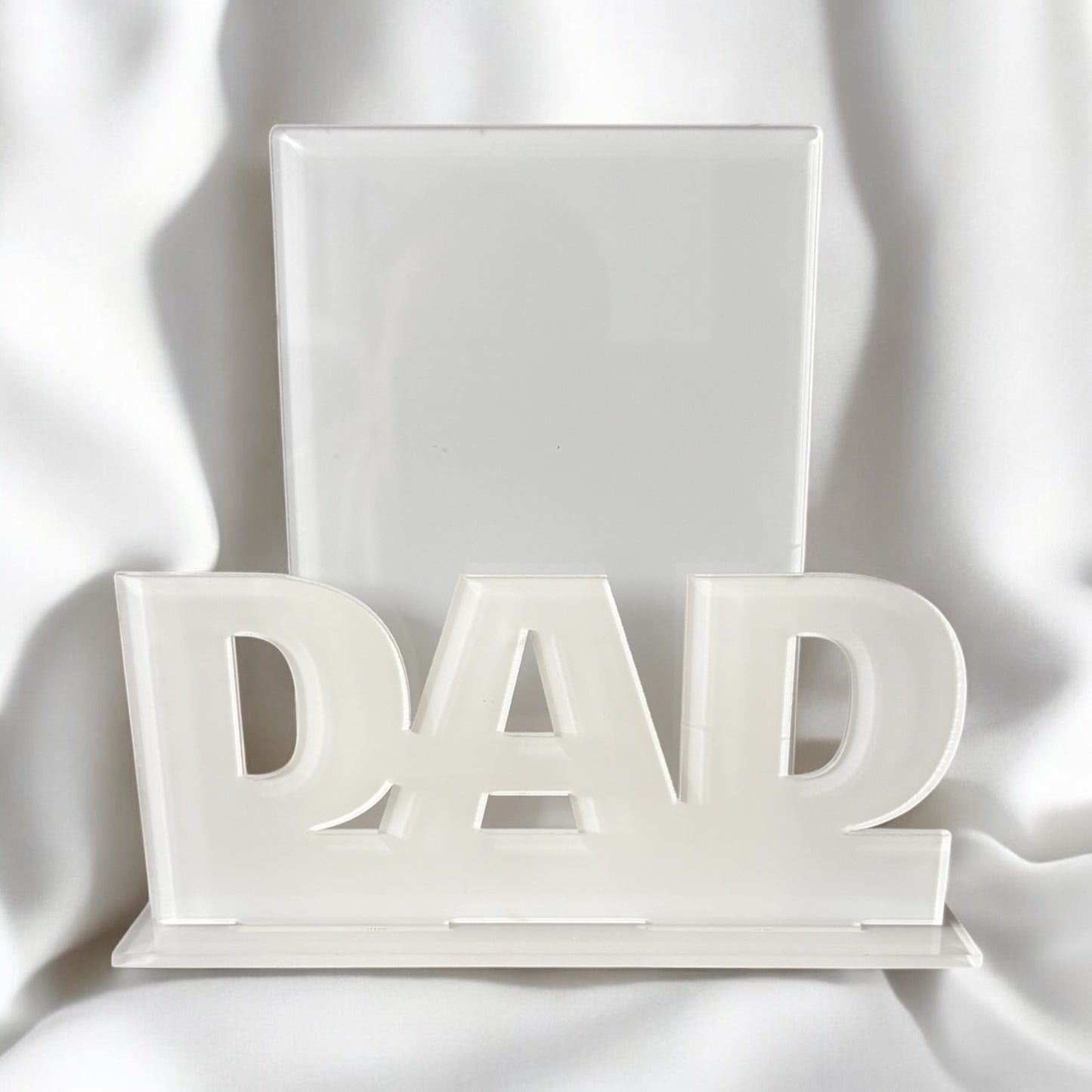 Free Standing Daddy plaque with Photo stand