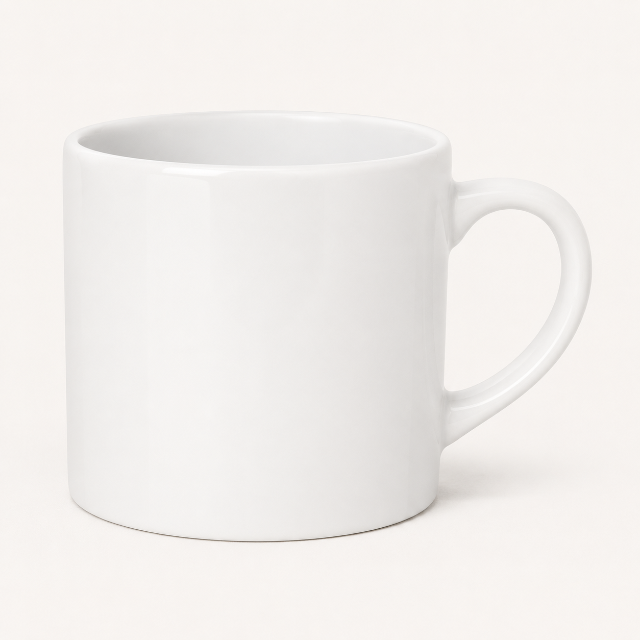 6oz kids’ white ceramic sublimation mug blank