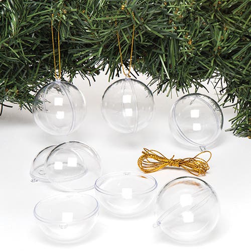 Fillable bauble 8cm (500 pack)