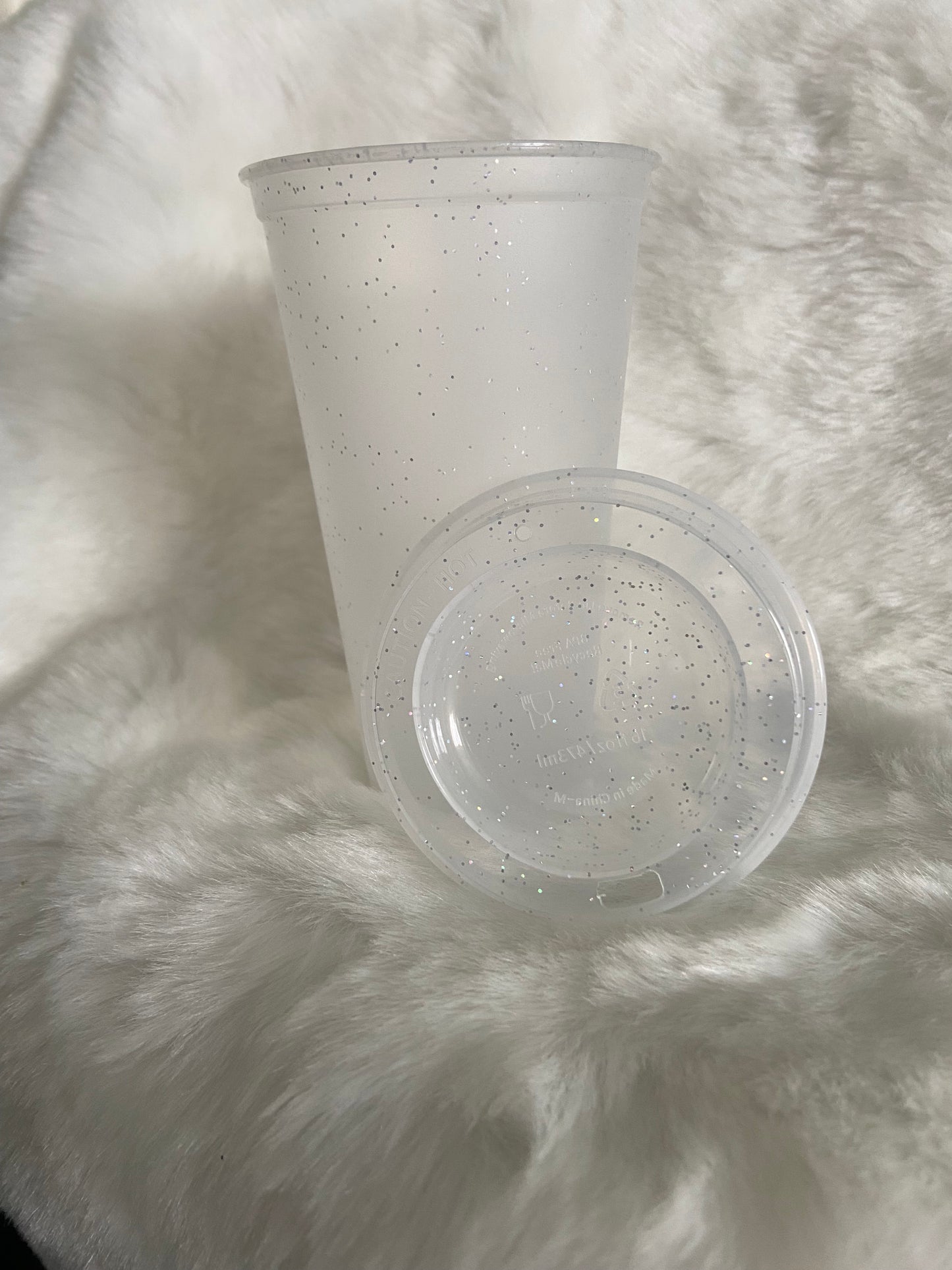 16oz Hot Cup Glitter