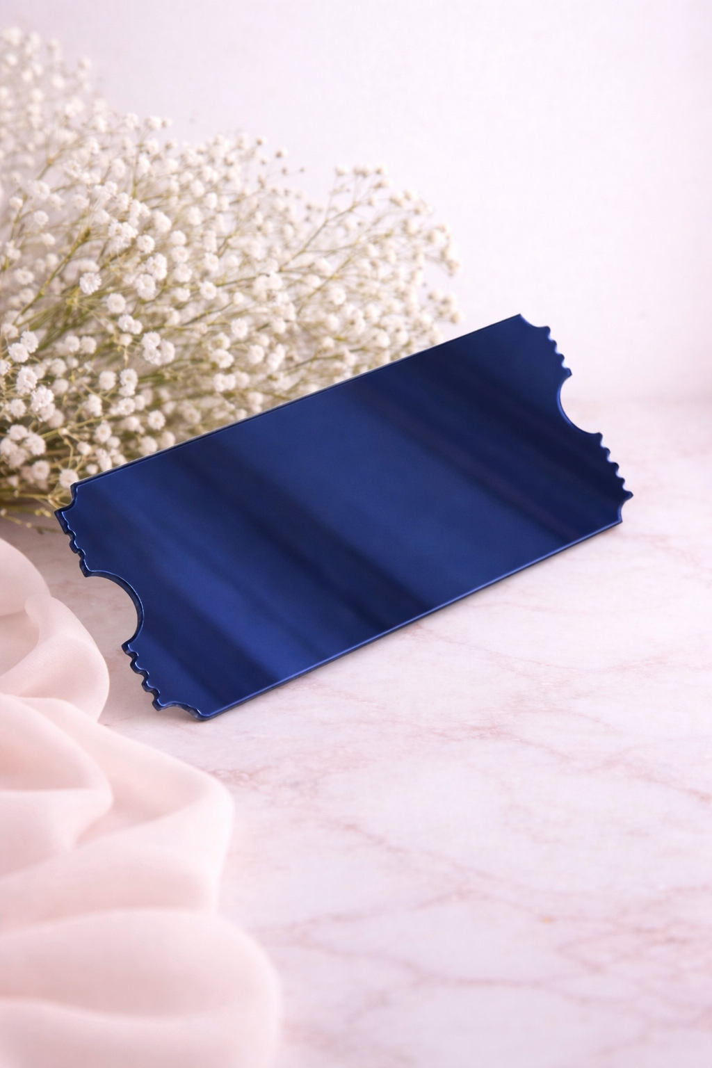 Acrylic Ticket - Mirror Blue