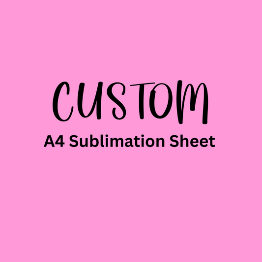 A4 Sublimation Gang Sheet (Custom Design)