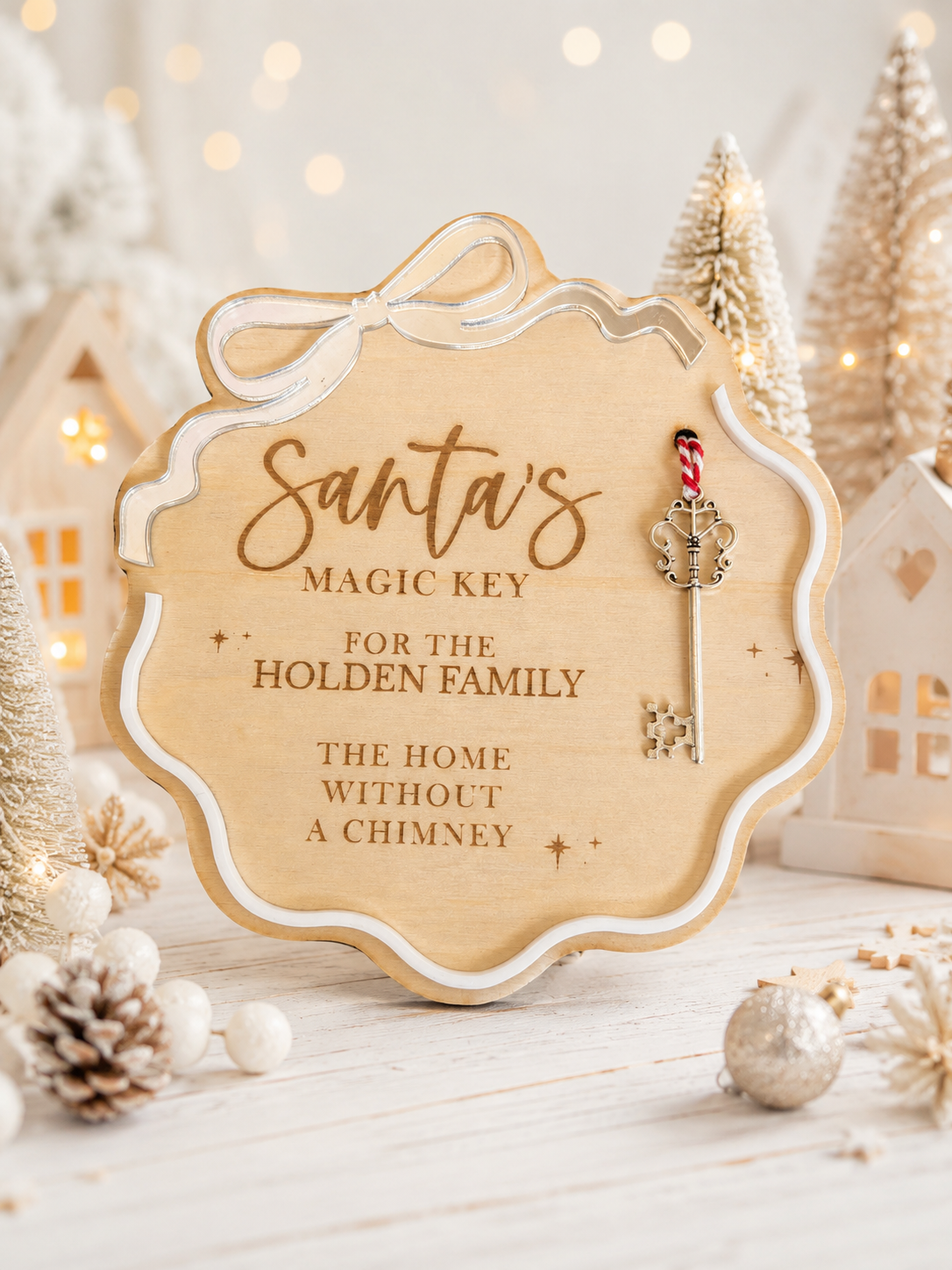 Santa's Magic Key Plaque