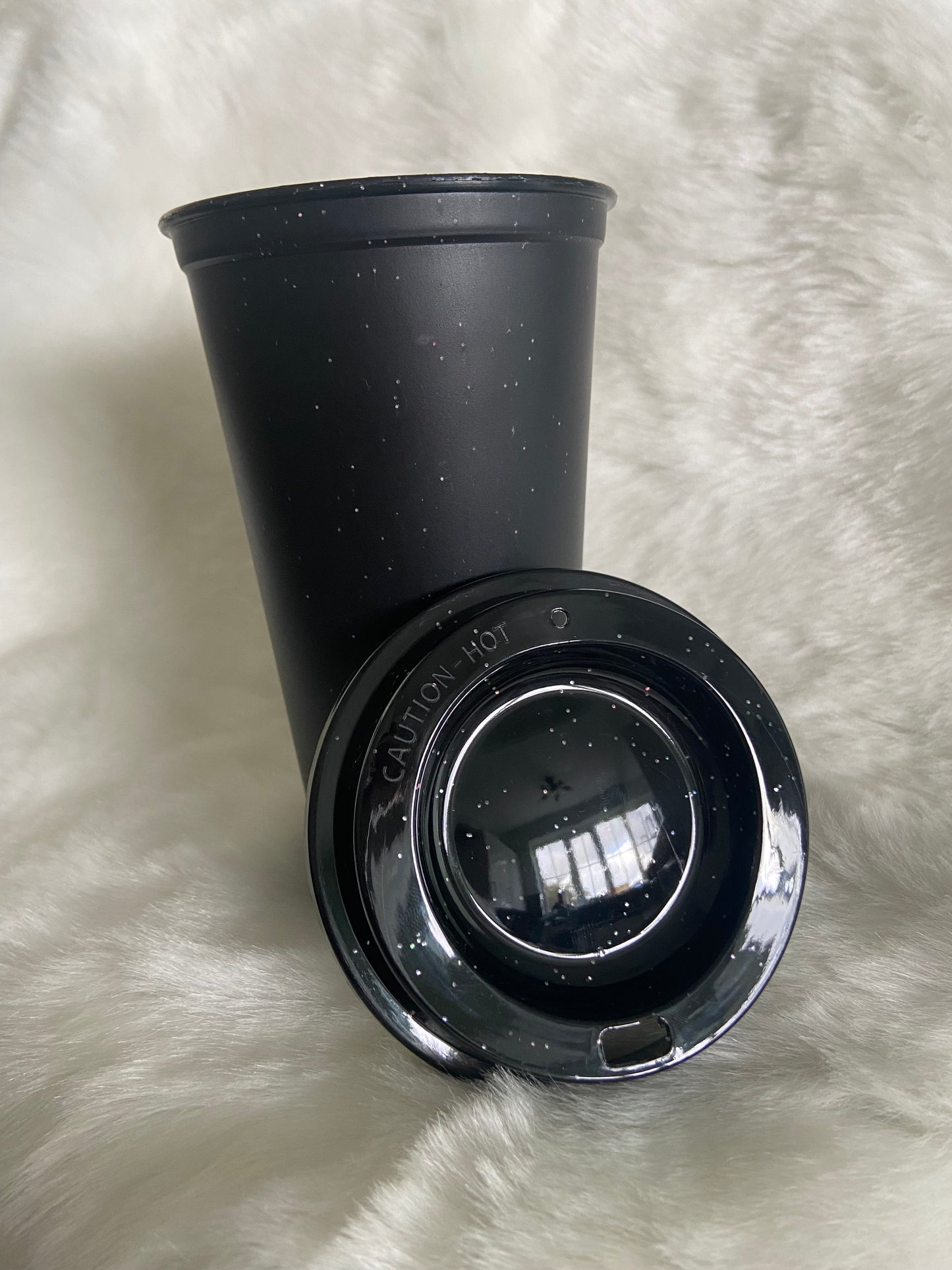 16oz Hot Cup Glitter