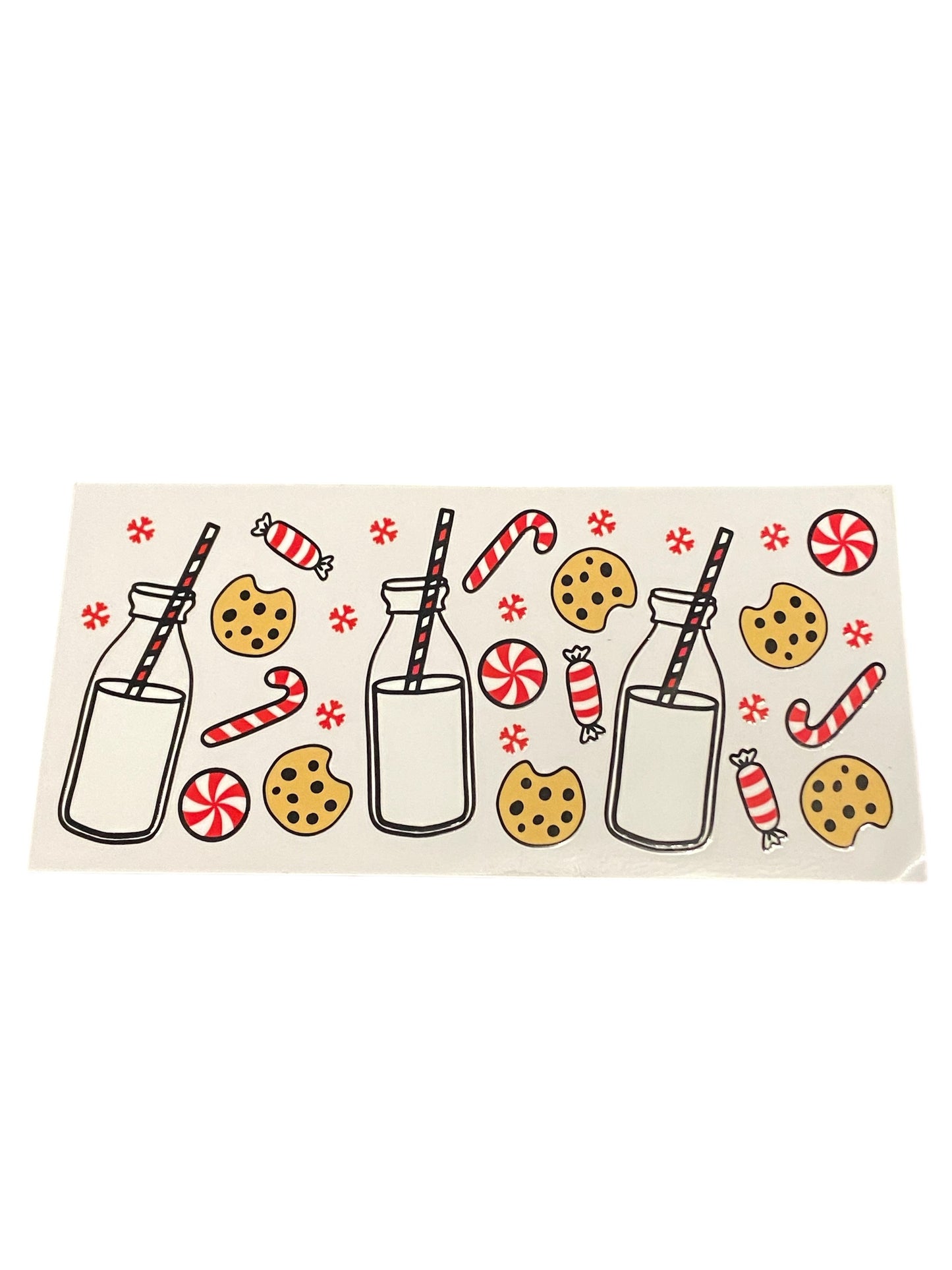 Christmas UVDTF Milk & Cookies