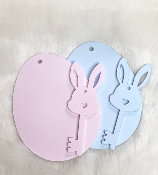 Acrylic Easter Egg & Key