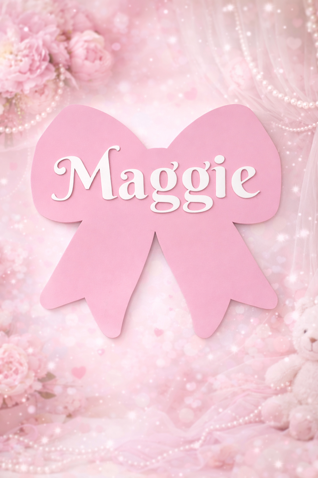 Personalised Bow Door Plaque