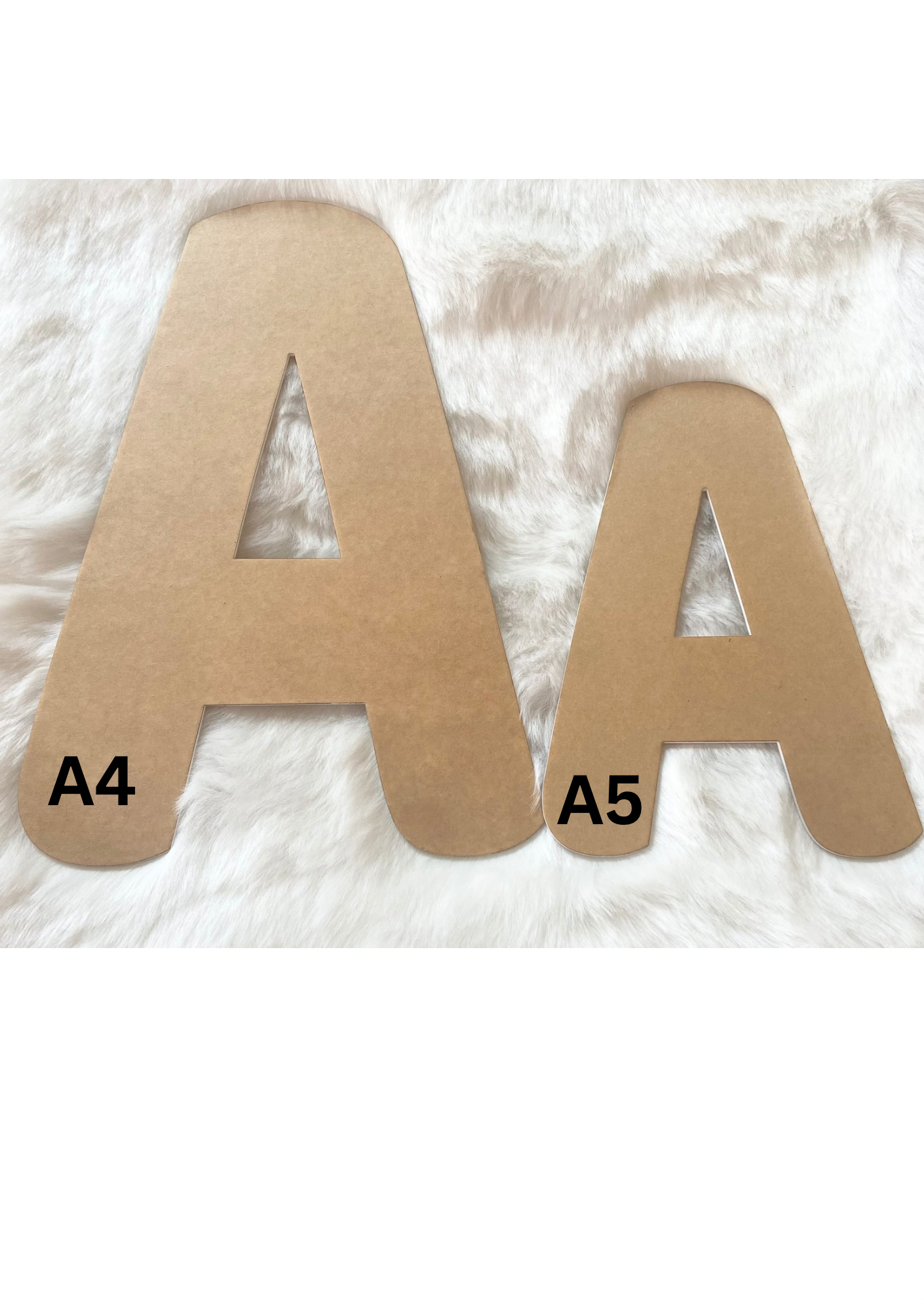 A5 acrylic character blank for sublimation