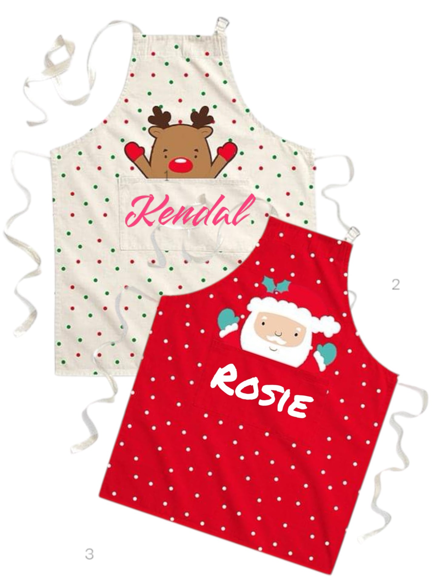 Kids Christmas Apron