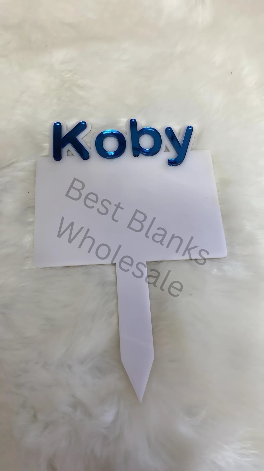 3D Name Grave Marker