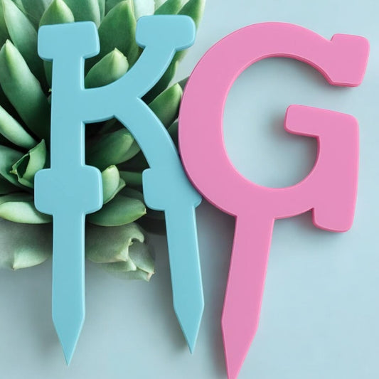 Alphabet Grave Marker