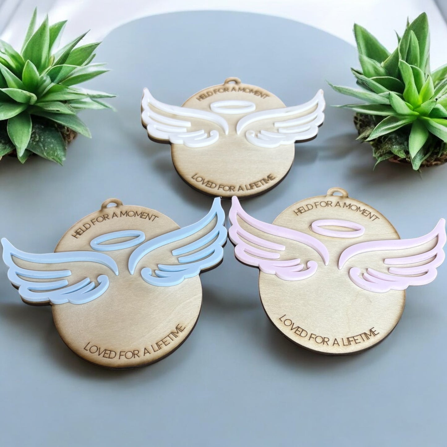 Angel Wings Memorial Ornament