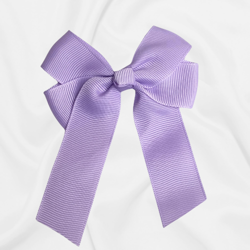 Hair Bow 4" Lilac