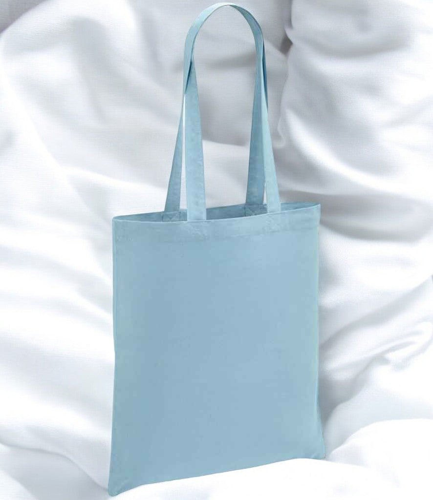Long Handle Tote Bag LIGHT BLUE
