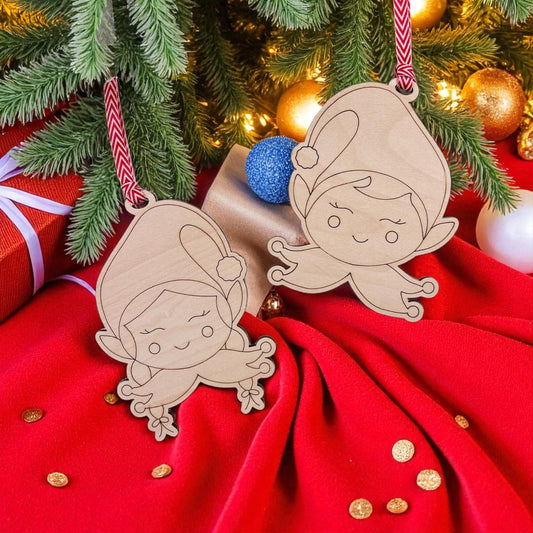 Colour Your Own Elf