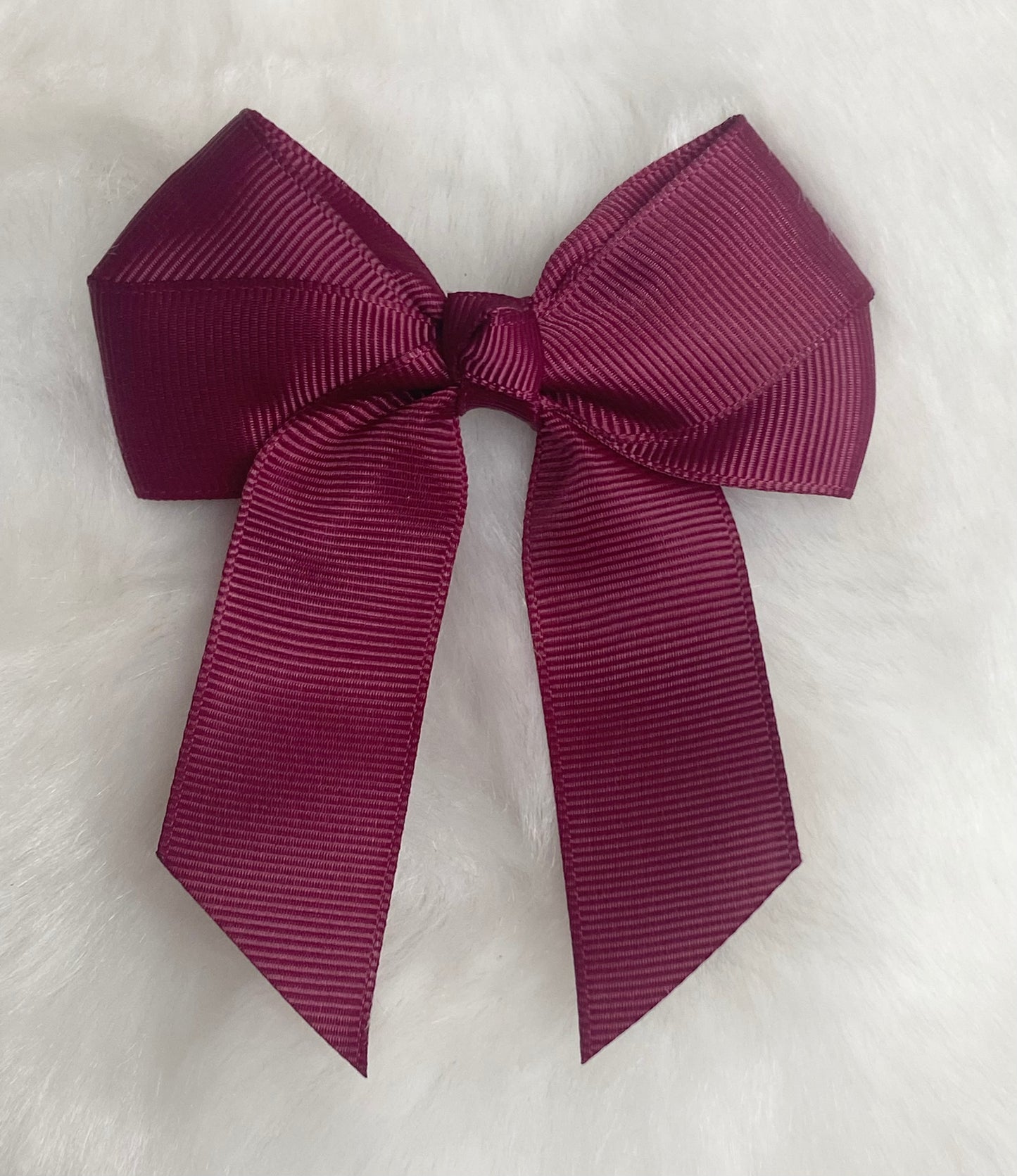 Bow 4" Burgundy