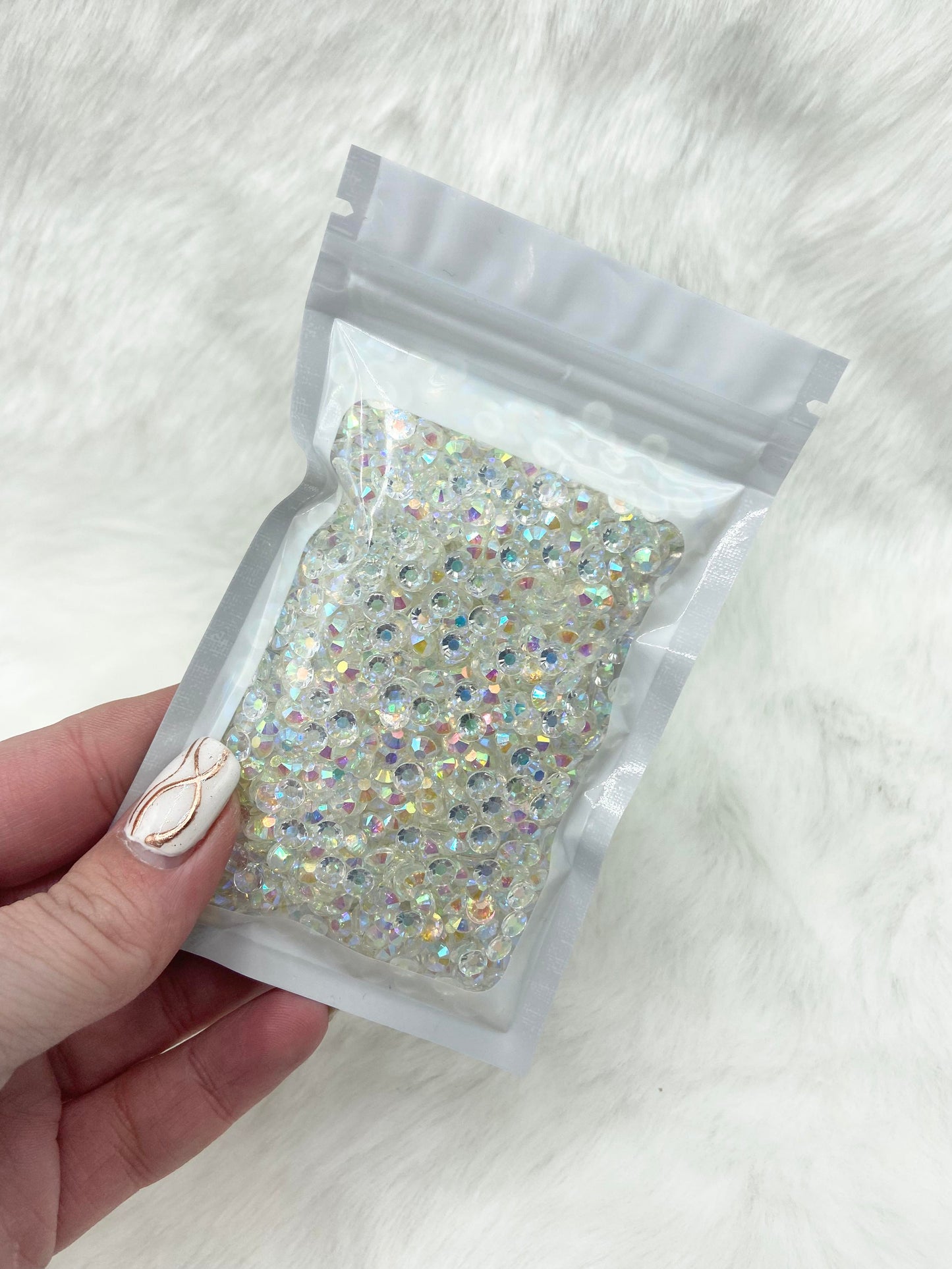 Iridescent AB Jelly Rhinestones 5mm