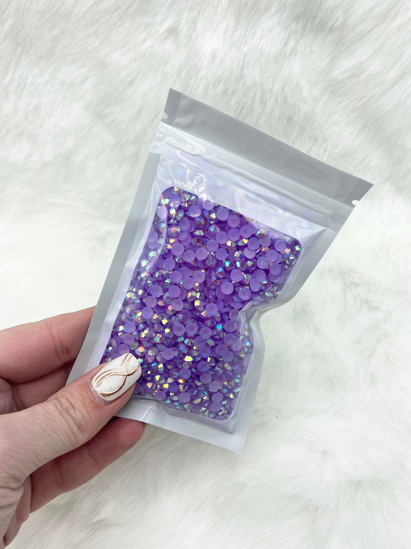 Parma Violet Resin Rhinestones 5mm