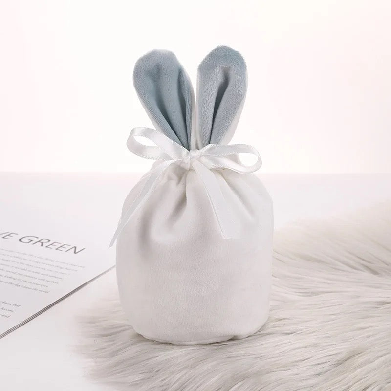 Bunny Ears Velvet Pouch 2 colours