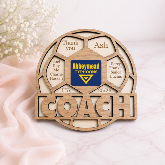 Football Coach Plaque