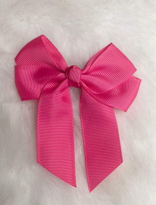 Bow 4" Rose Red