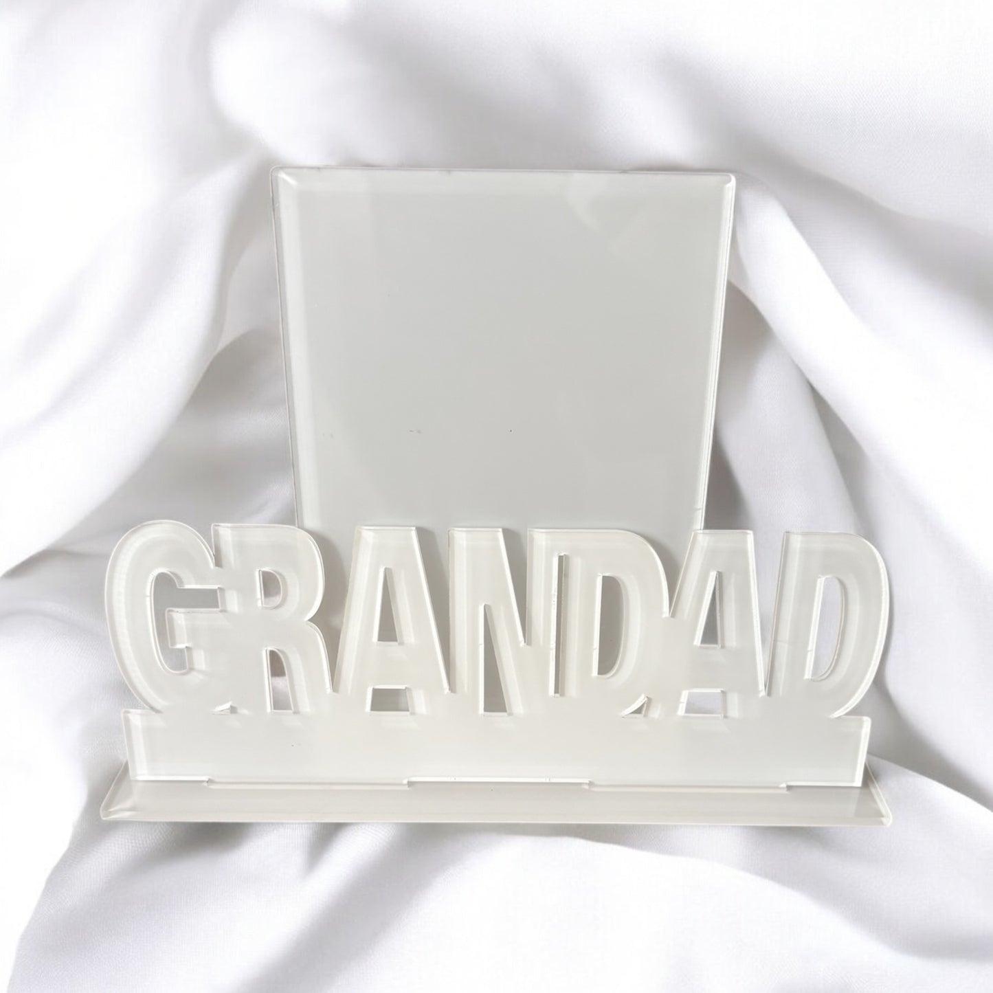 Free Standing Daddy plaque with Photo stand