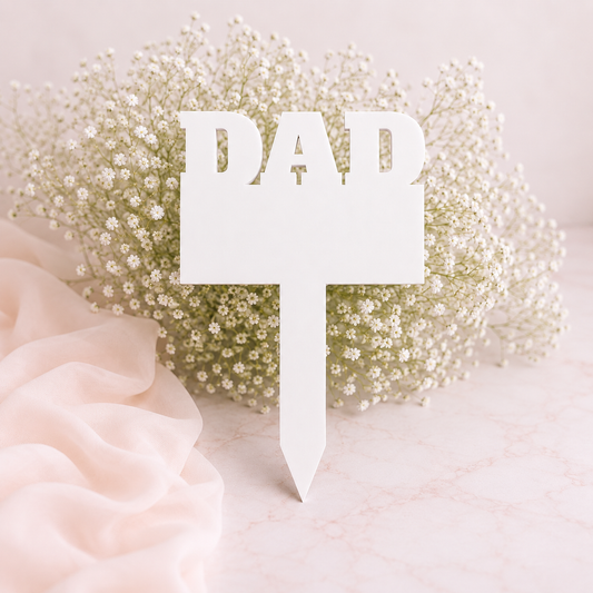 Acrylic Grave Marker - DAD