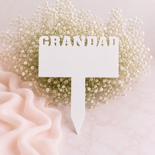 Acrylic Grave Marker - GRANDAD