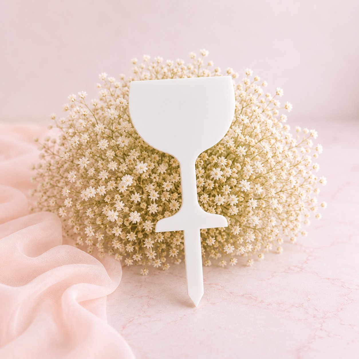 Acrylic Grave Marker - Gin Glass
