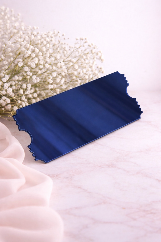 Acrylic Ticket - Mirror Blue