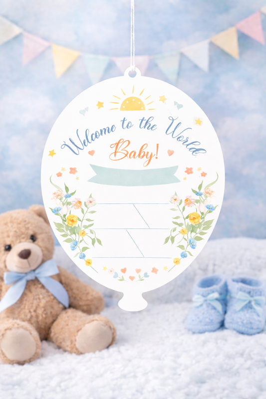 Acrylic Balloon Sublimation Blank – 25cm x 20cm