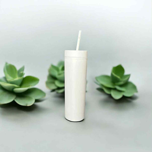 Skinny Tumbler White (18)