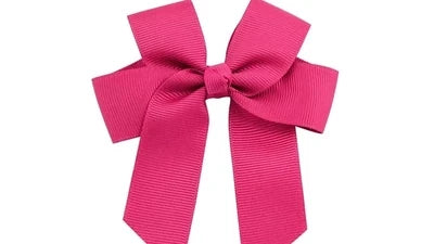 Hair Bow 4" Fuchsia