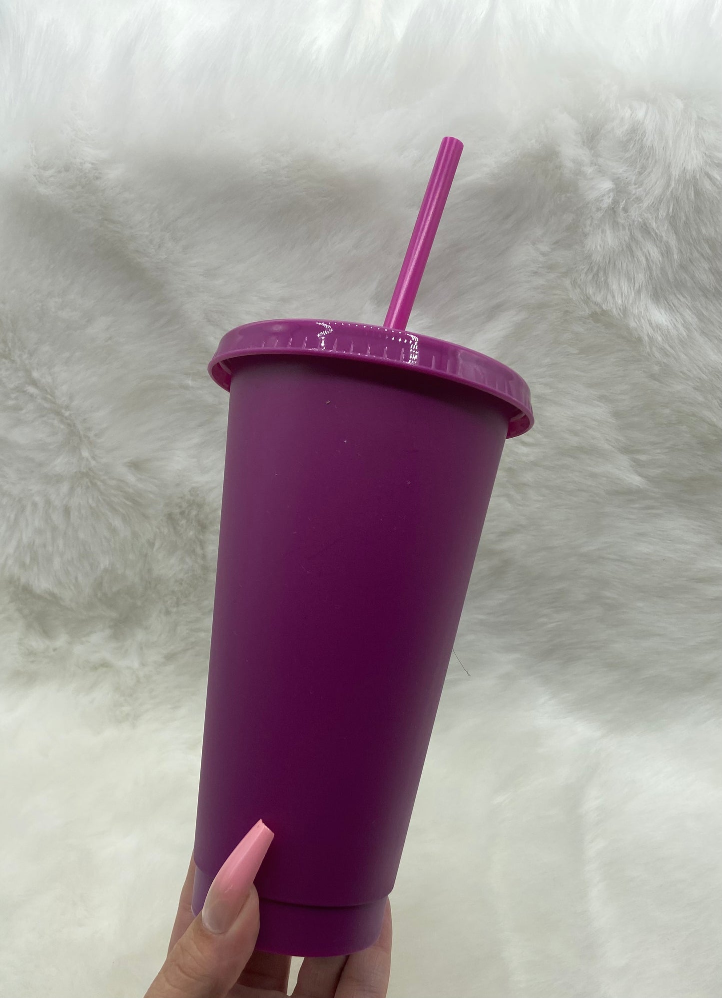 24oz Cold Cup Light Purple