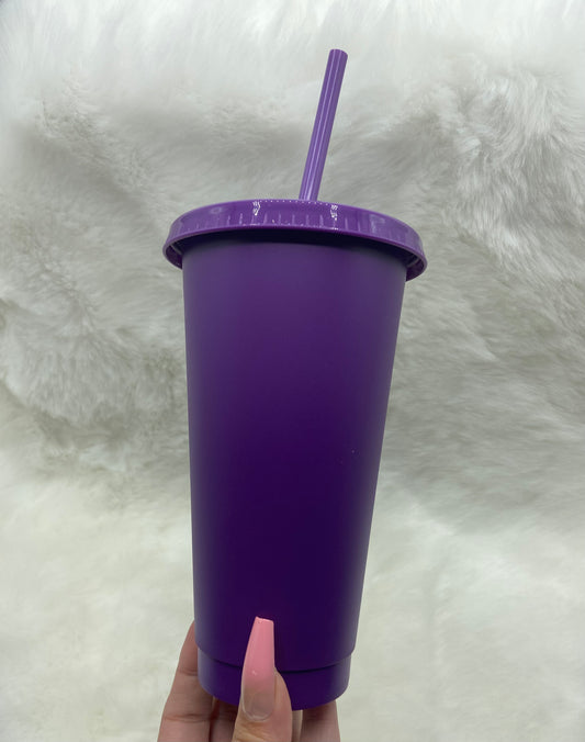 24oz Cold Cup Purple