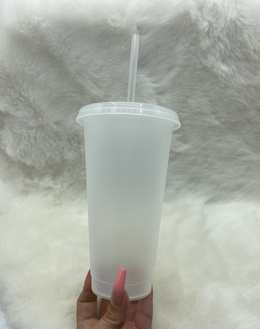 24oz Cold Cup Clear/Frosted