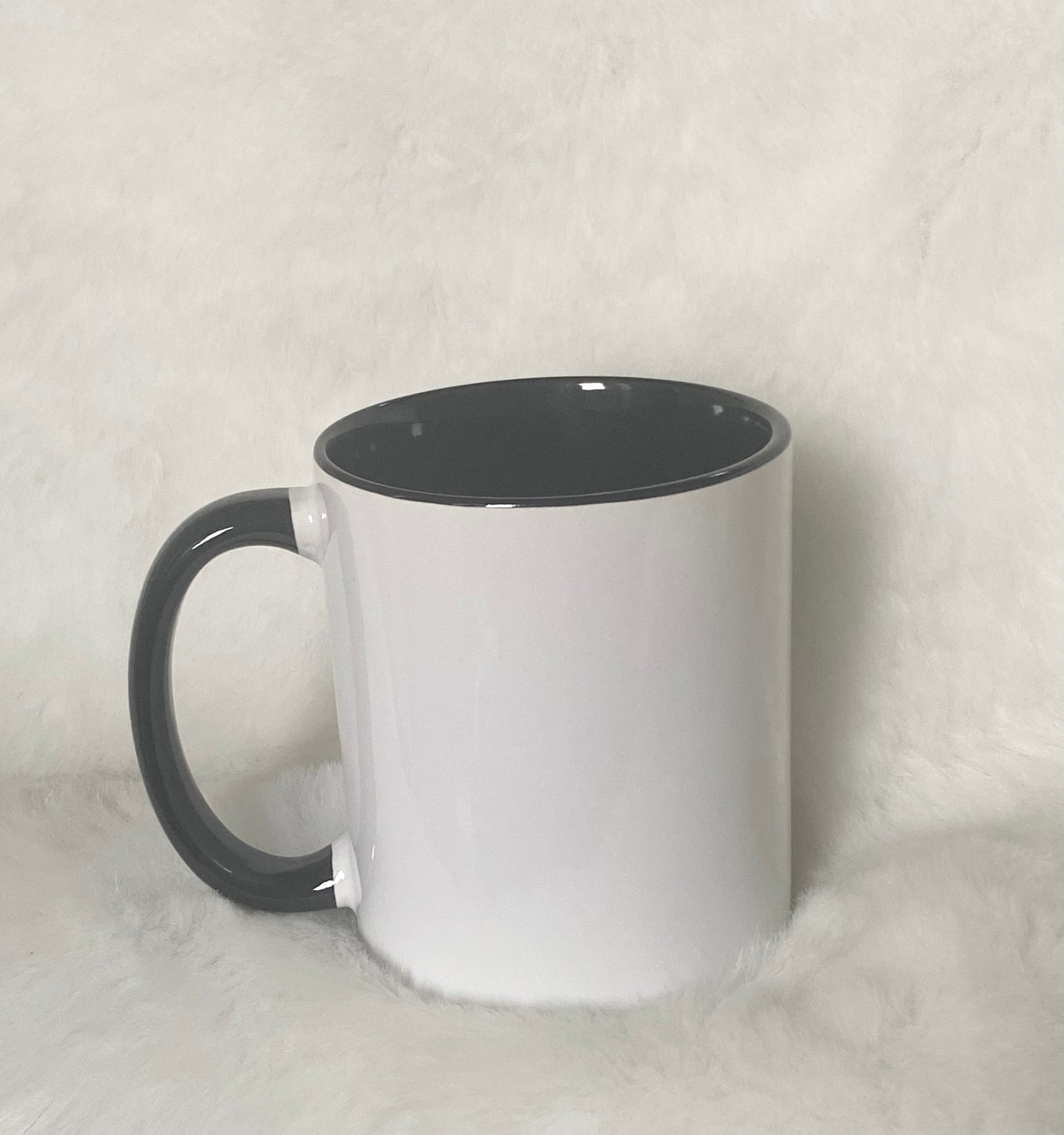 11oz BLACK Contrast Mug (Sublimation)