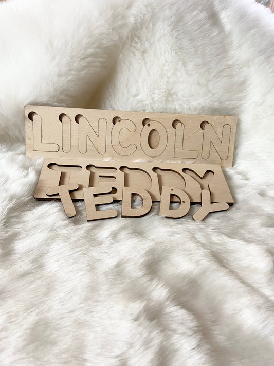 Wooden Name Puzzle