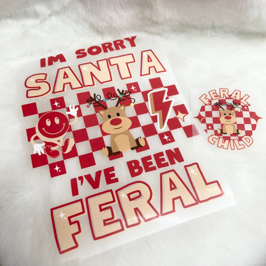 Sorry Santa I’ve Been Feral DTF Set