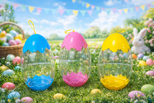 Fillable Easter Egg – 17.5cm Reusable Acrylic Craft Blank