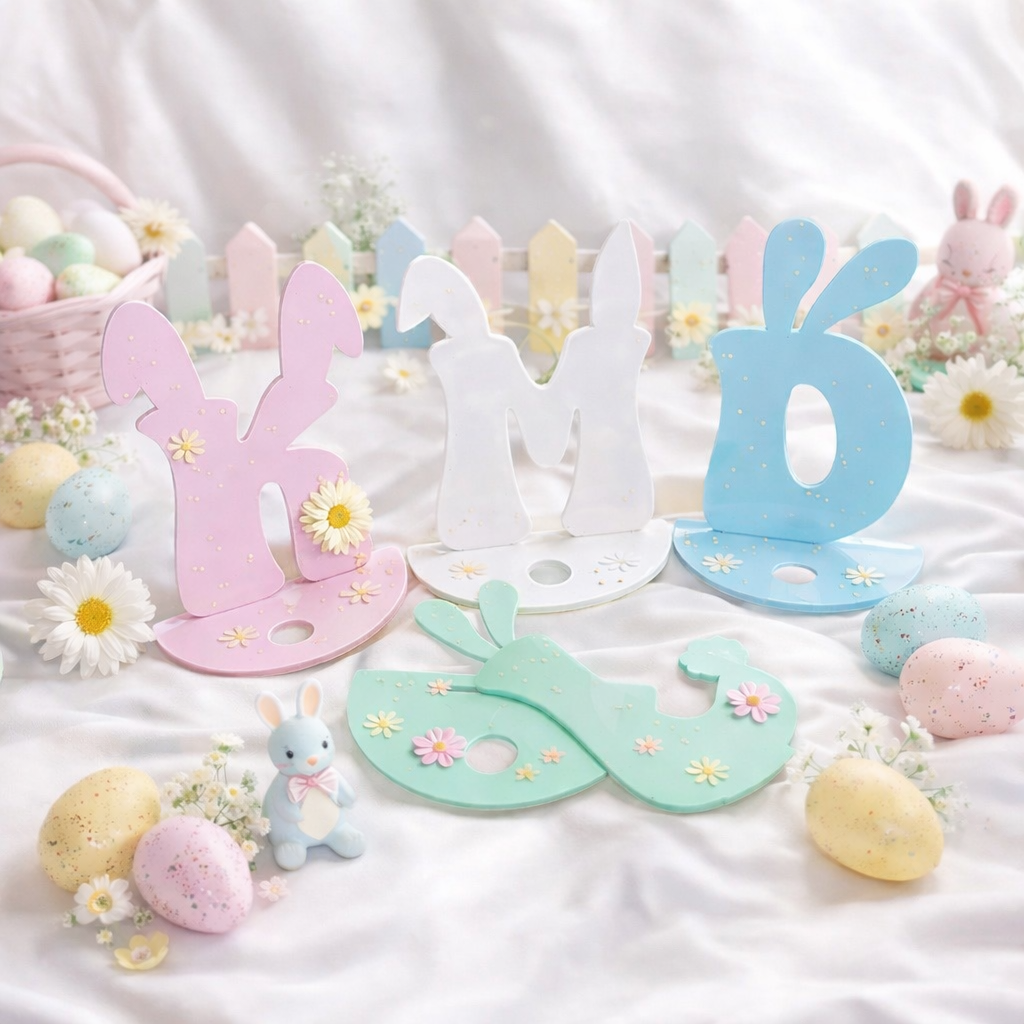 Bunny Initial Egg Holders