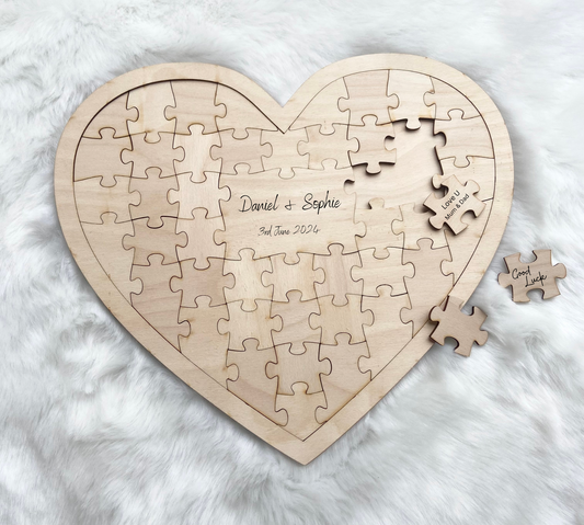 Wooden Puzzle Guestbook 45pcs