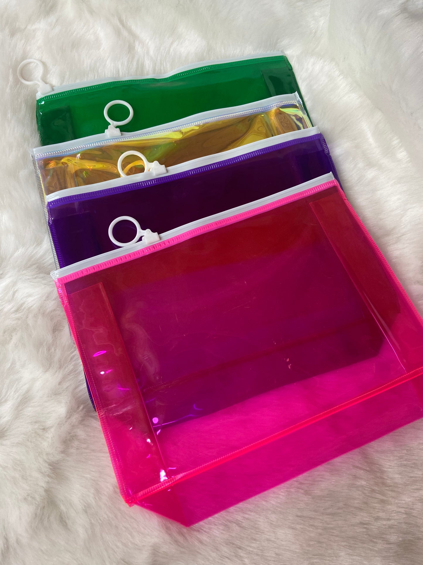 PVC pouch (various colours)