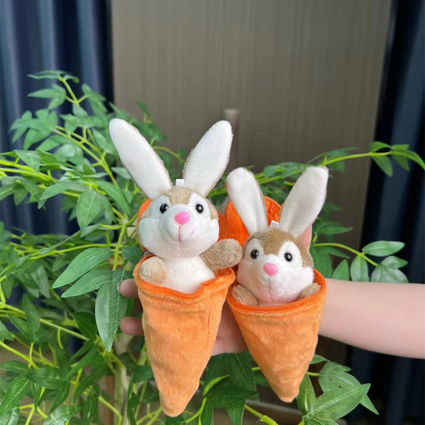 Easter Bunny Plush bag keychain