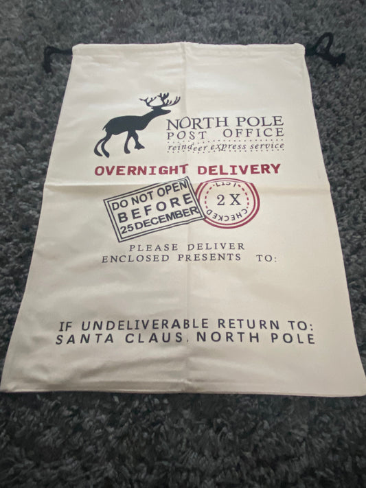 North Pole Xmas Sack