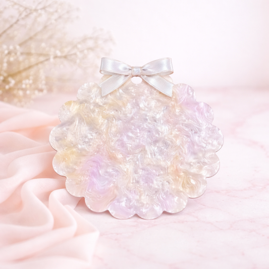 Swirl Acrylic - Scallop Edge Hanging Circle (Copy)