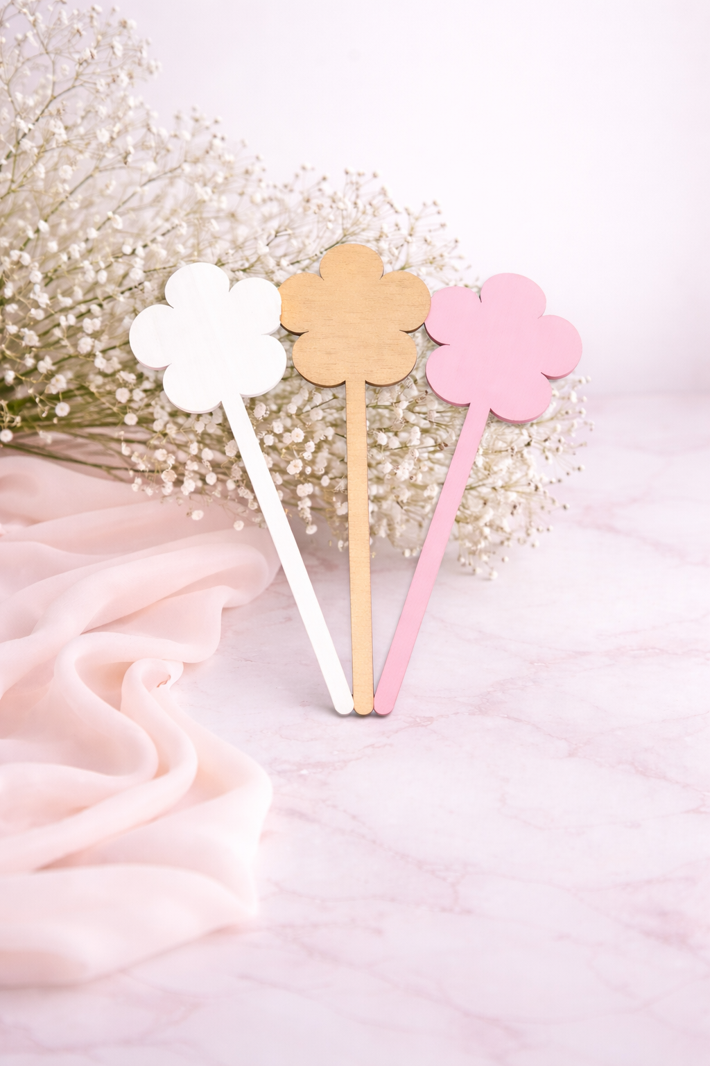 Acrylic Flower Wand