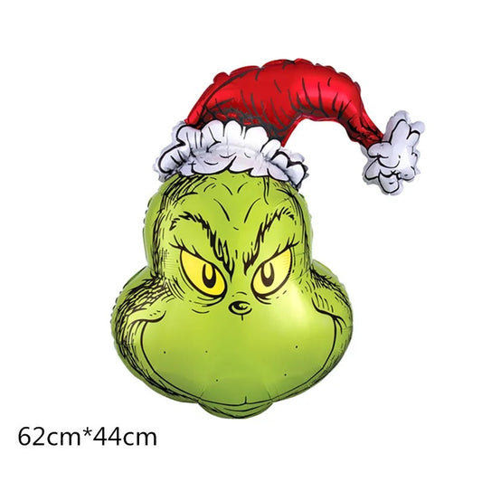 Grinch Head Balloon