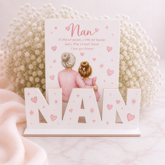 Free Standing Nan plaque with Photo stand